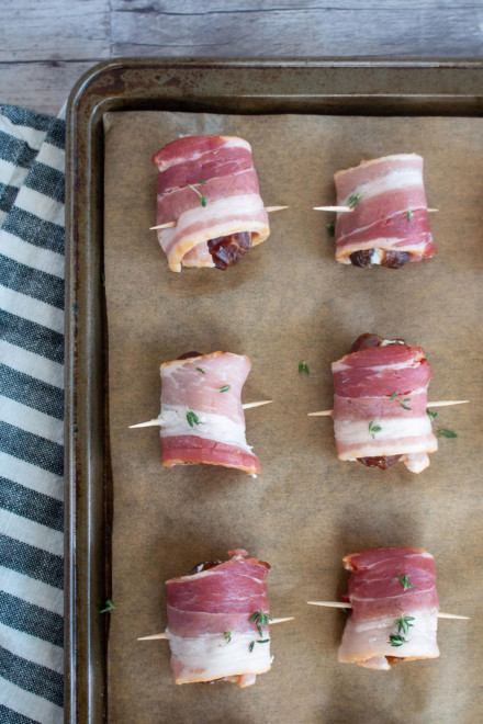 Bacon Wrapped Dates Styling and Photos